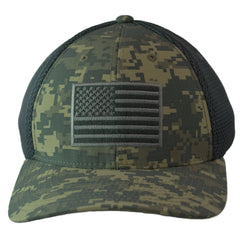 United States USA Tonal Flag ACU Digi Camo Tactical AirMesh Ripstop Hat by Rapid Dominance