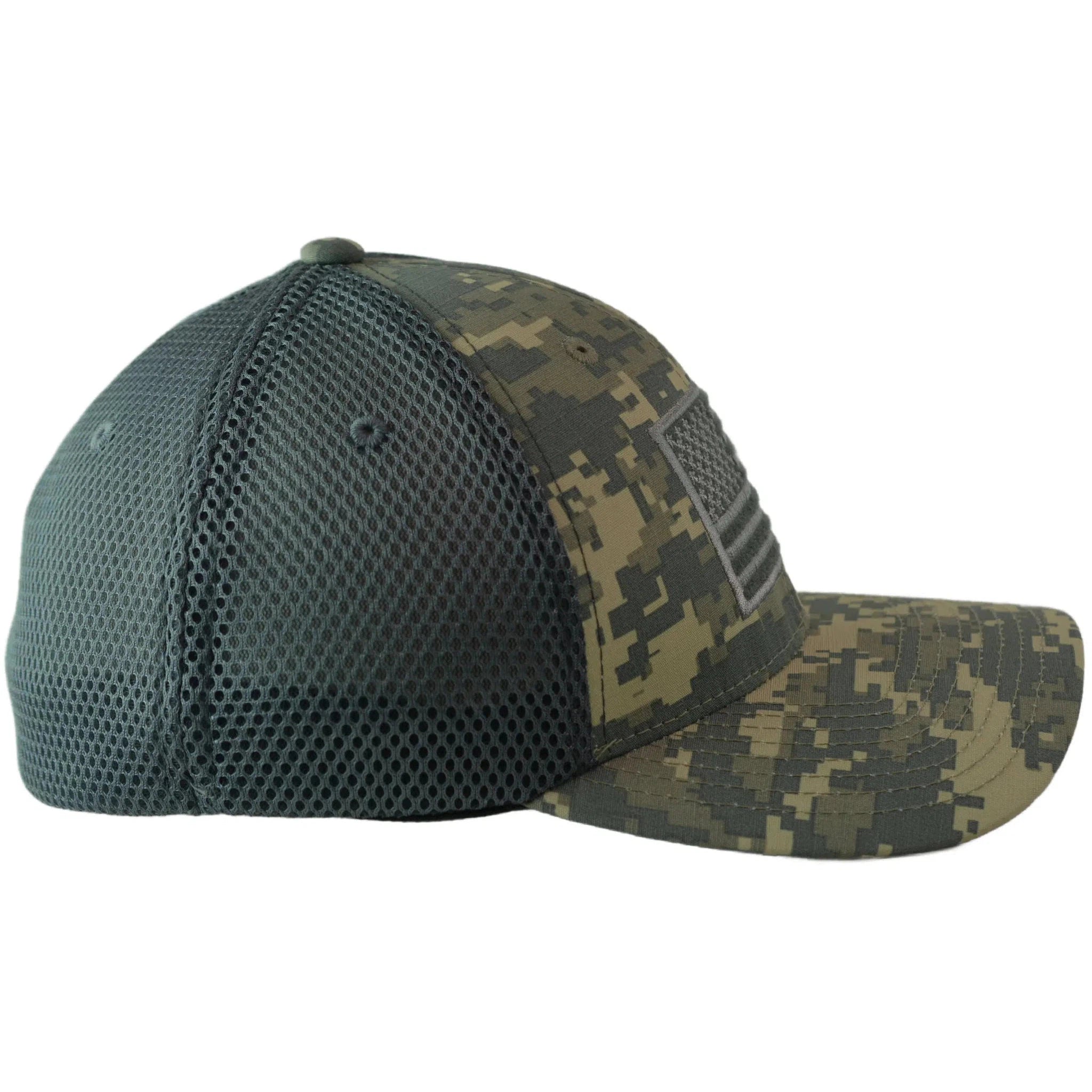 United States USA Tonal Flag ACU Digi Camo Tactical AirMesh Ripstop Hat by Rapid Dominance