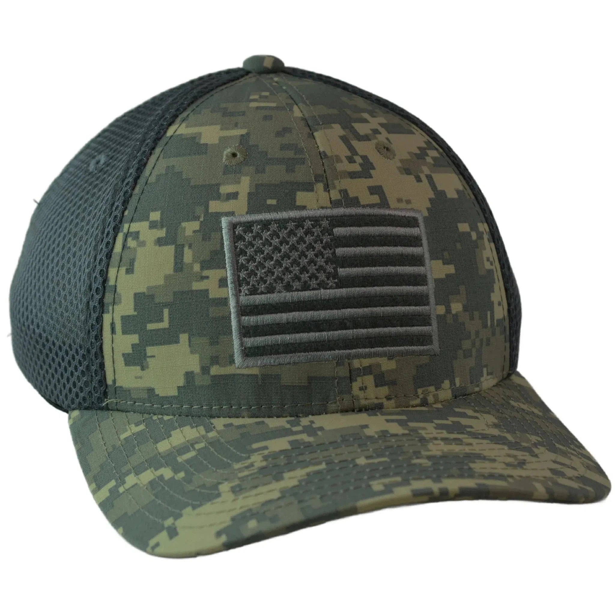 United States USA Tonal Flag ACU Digi Camo Tactical AirMesh Ripstop Hat by Rapid Dominance