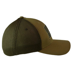 United States USA Tonal Flag Coyote Tactical AirMesh Ripstop Hat by Rapid Dominance