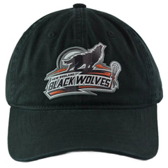 New England Black Wolves NLL Box Lacrosse Adjustable Cap LAX Dad Hat by Zephyr