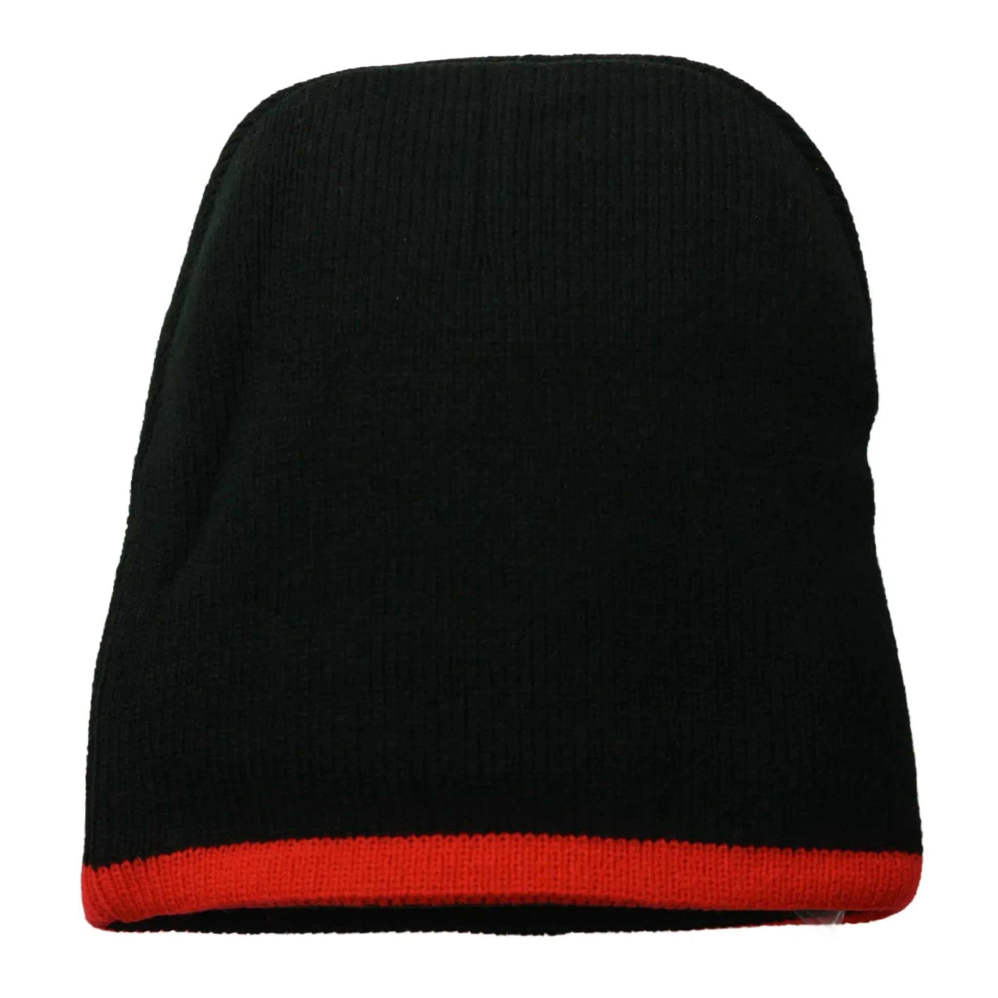 Primetime Basketball League Black & Red Reversible Knit Beanie