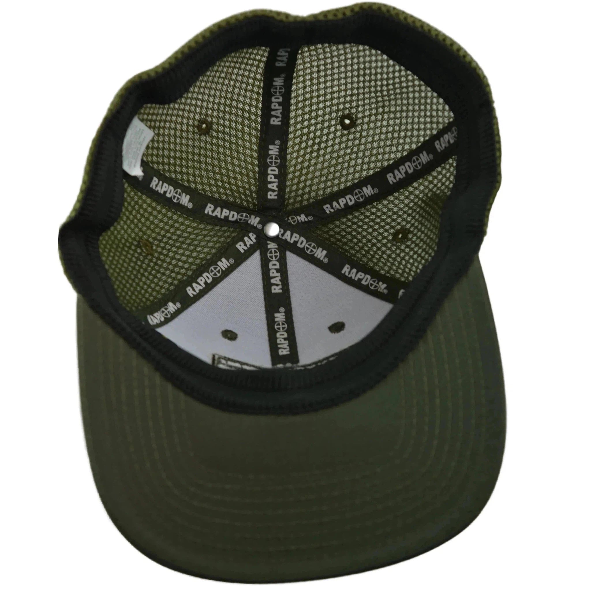 United States USA Tonal Flag Olive Drab Tactical AirMesh Ripstop Hat by Rapid Dominance