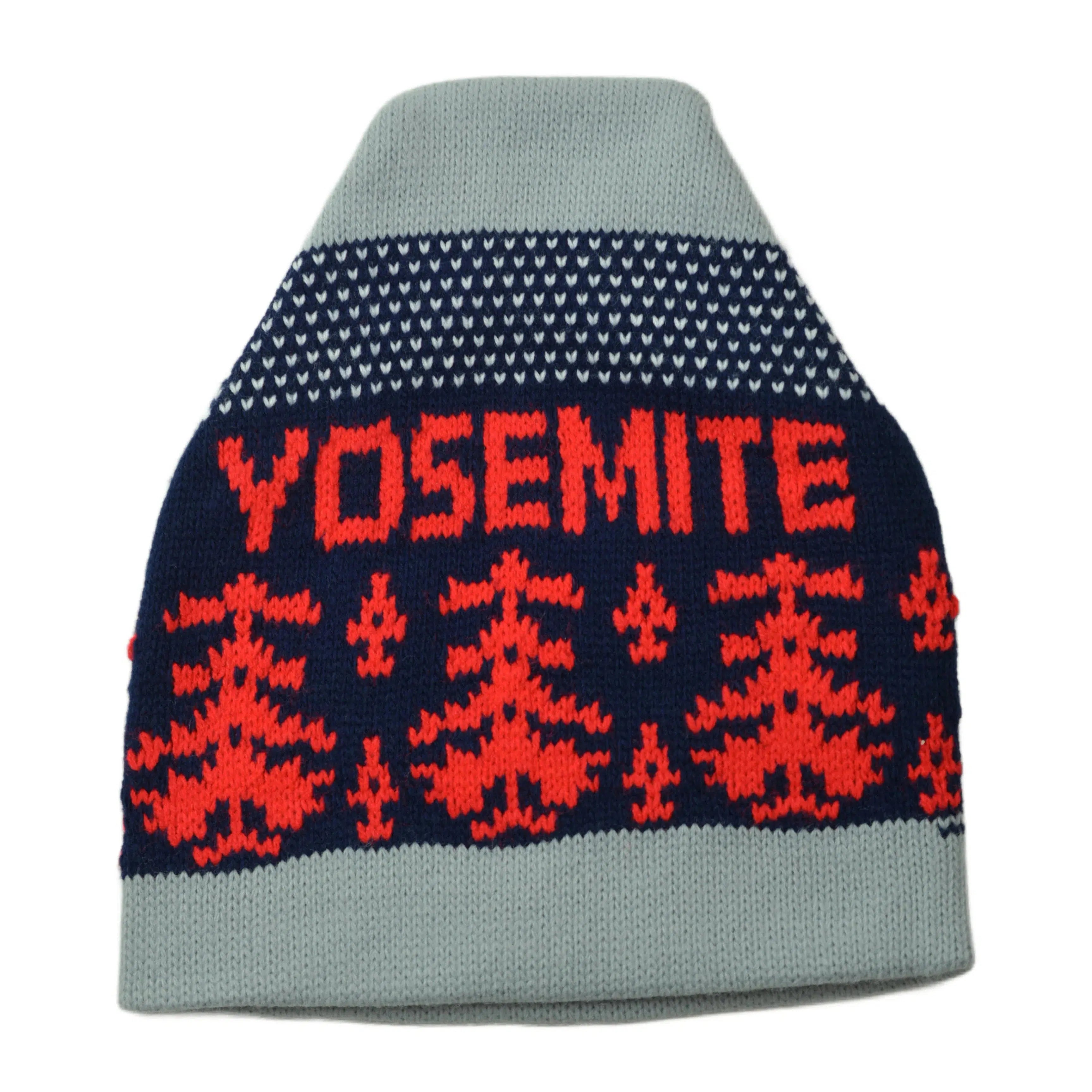 Yosemite National Park Light Gray Cuff-less Knit Beanie Winter Hat