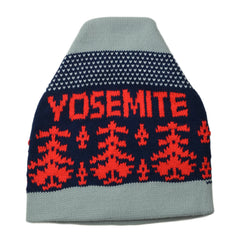 Yosemite National Park Light Gray Cuff-less Knit Beanie Winter Hat