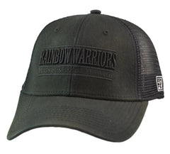 Hawaii Rainbow Warriors 3 Bar Blackout Tonal Flex Fit Hat – NCAA