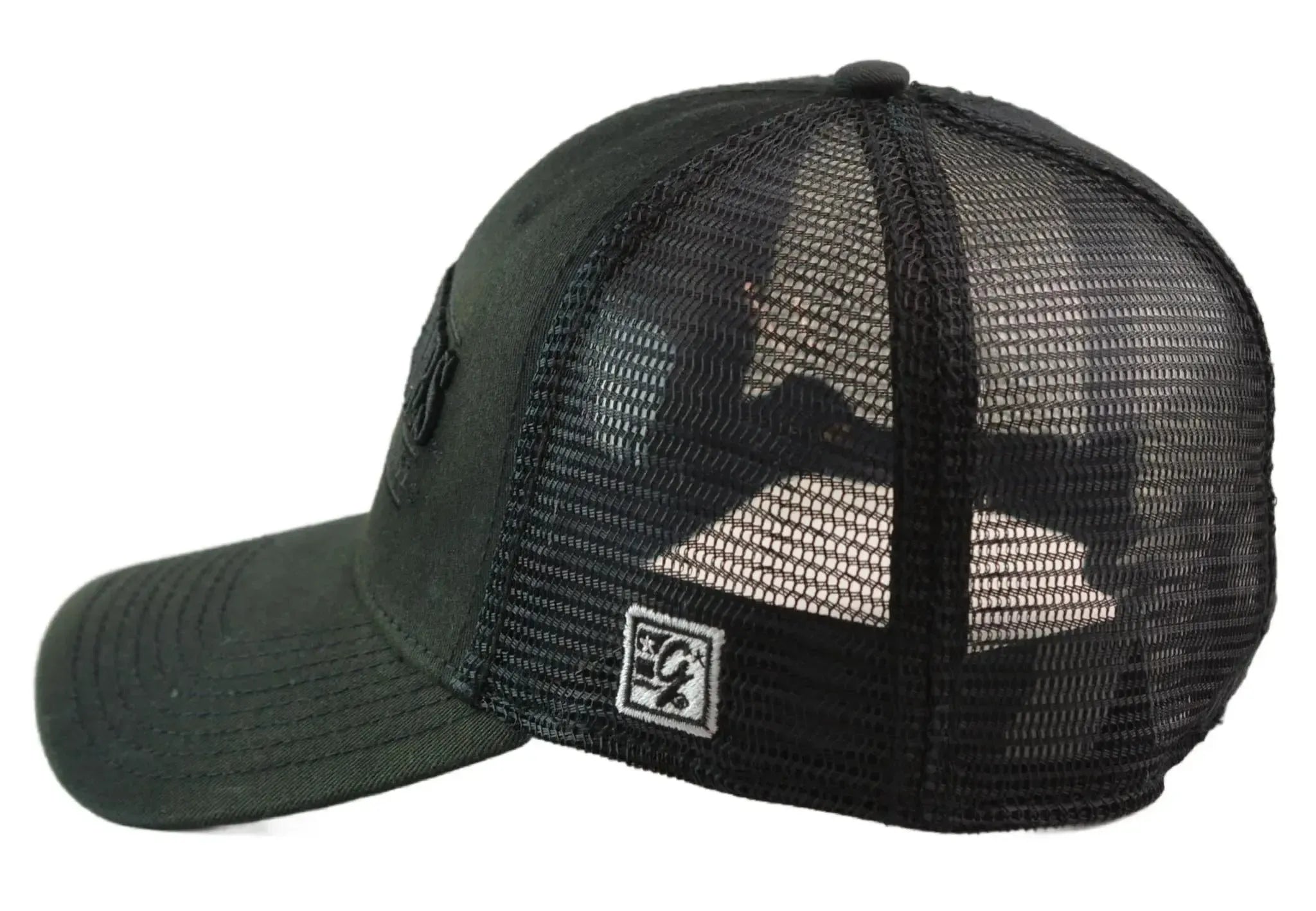 Hawaii Rainbow Warriors 3 Bar Blackout Tonal Flex Fit Hat – NCAA