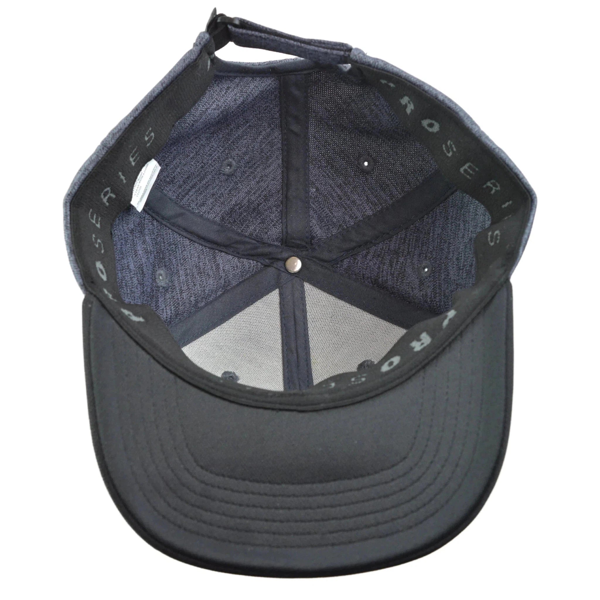 PGA Tour Pro Series Circle Logo Lightweight Charcoal Gray & Black Adjustable Golf Hat