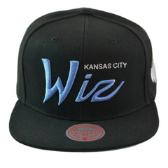 Kansas City Wiz Mitchell & Ness Historic Vintage Logo Since '96 Script Snapback