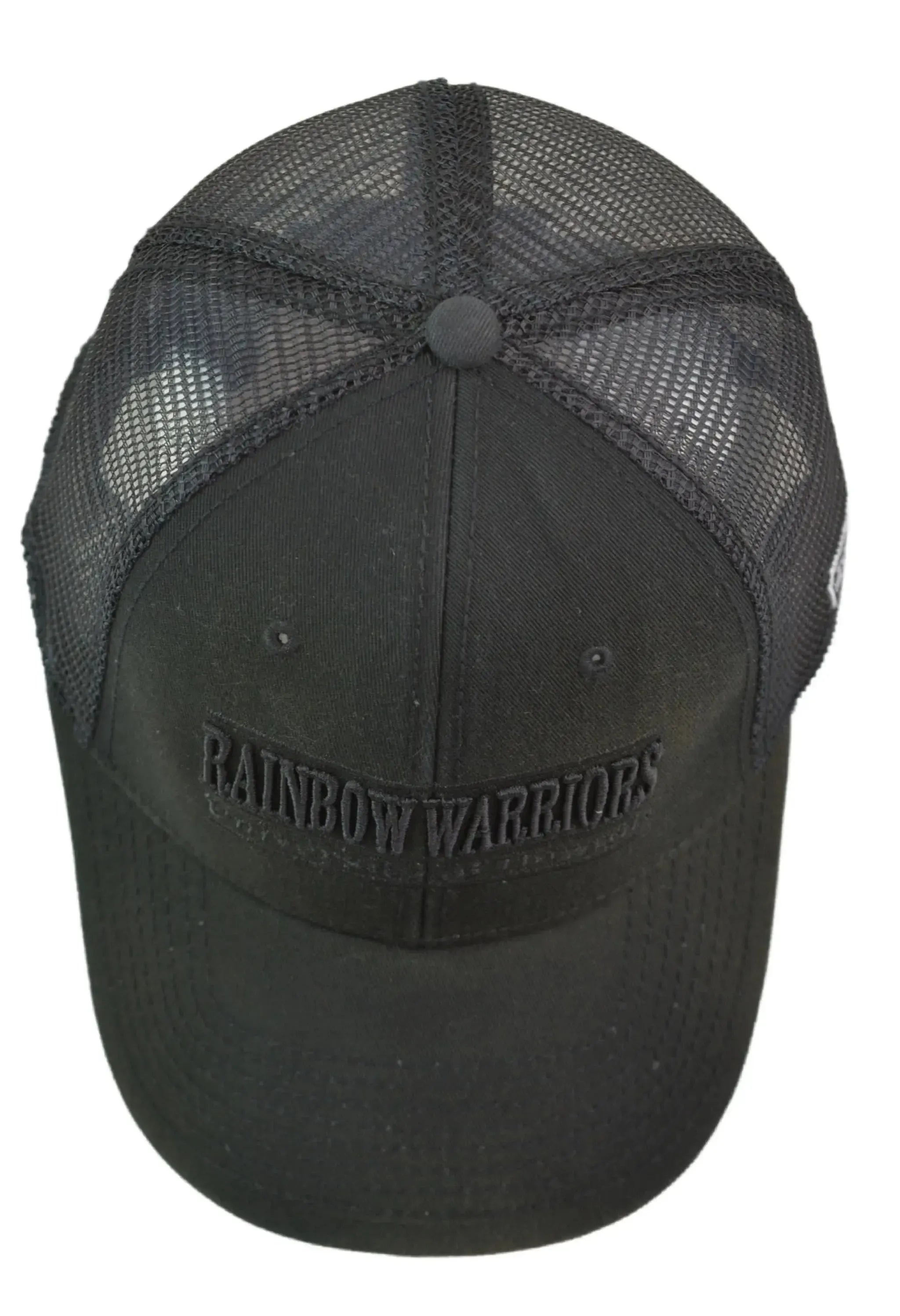Hawaii Rainbow Warriors 3 Bar Blackout Tonal Flex Fit Hat – NCAA
