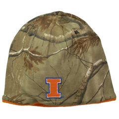 Illinois Fighting Illini NCAA Team Logo Knit Camouflage Beanie Winter Hat