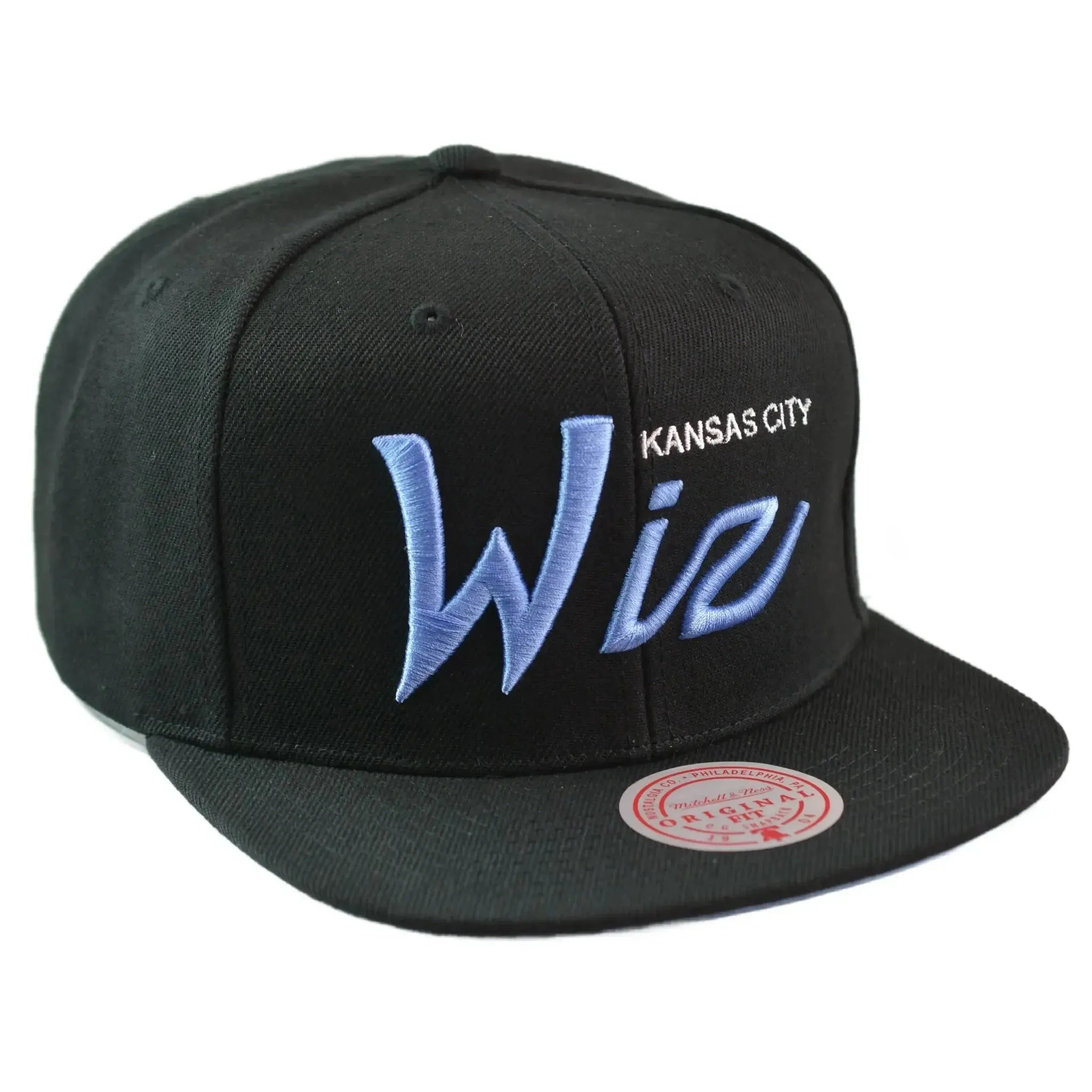 Kansas City Wiz Mitchell & Ness Historic Vintage Logo Since '96 Script Snapback