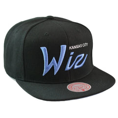 Kansas City Wiz Mitchell & Ness Historic Vintage Logo Since '96 Script Snapback