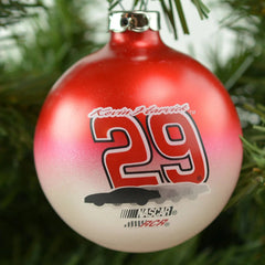 Kevin Harvick #29 NASCAR Collectors Series Glass Holiday Christmas Ornament by Winners Circle