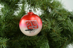 Kevin Harvick #29 NASCAR Collectors Series Glass Holiday Christmas Ornament by Winners Circle