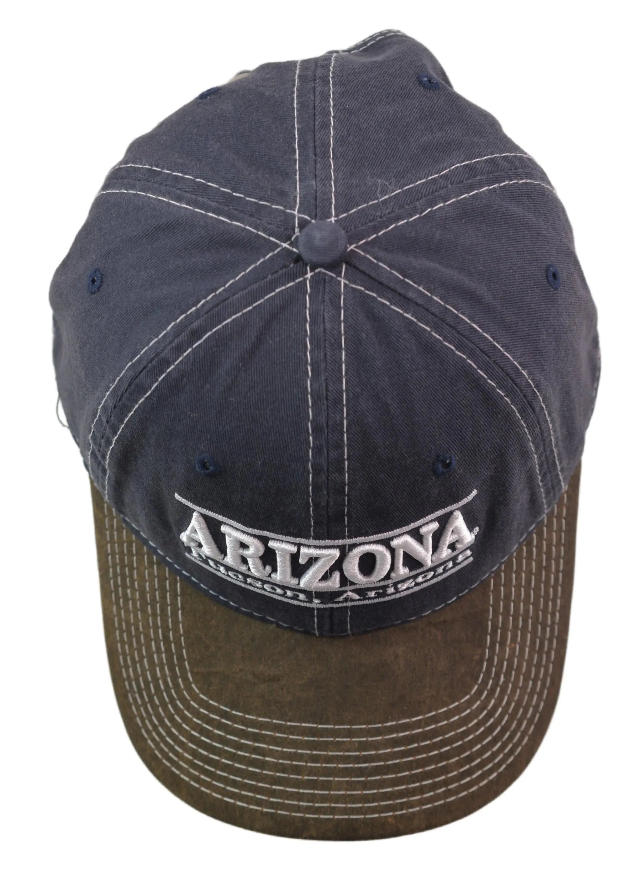 University of Arizona NCAA 3 Bar Team Logo 2 Tone Adjustable Hat by The Game