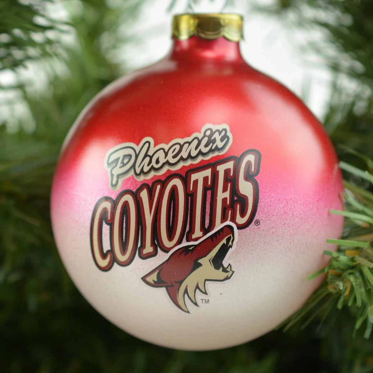 Phoenix Coyotes NHL Sport Collectors Series Glass Holiday Christmas Ornament