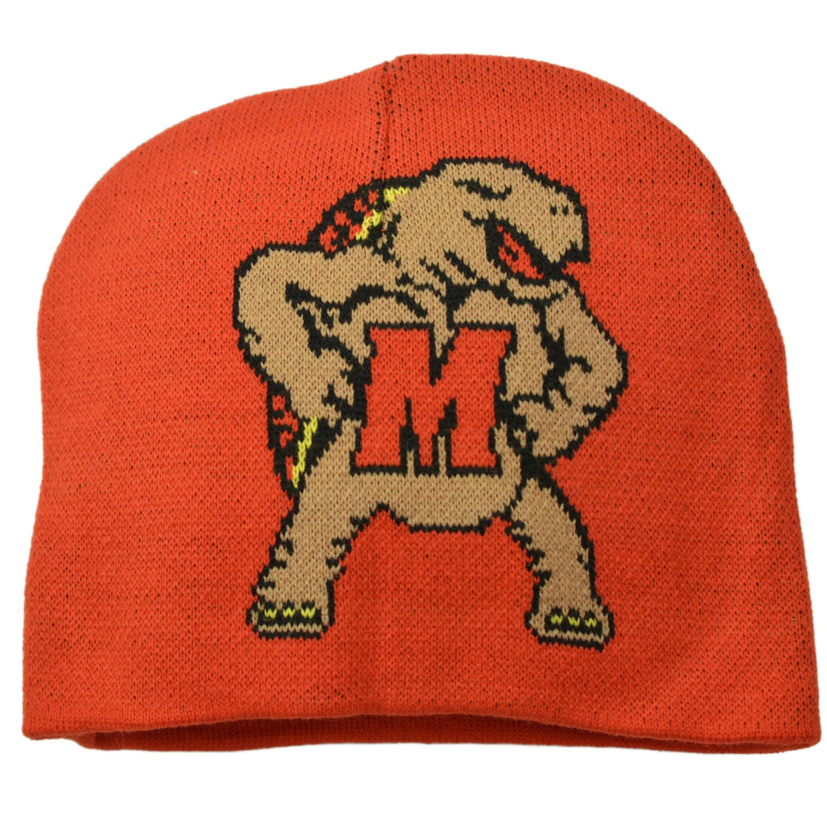 Maryland Terrapins NCAA Team Knit Logo Beanie, Winter Hat Go Terps