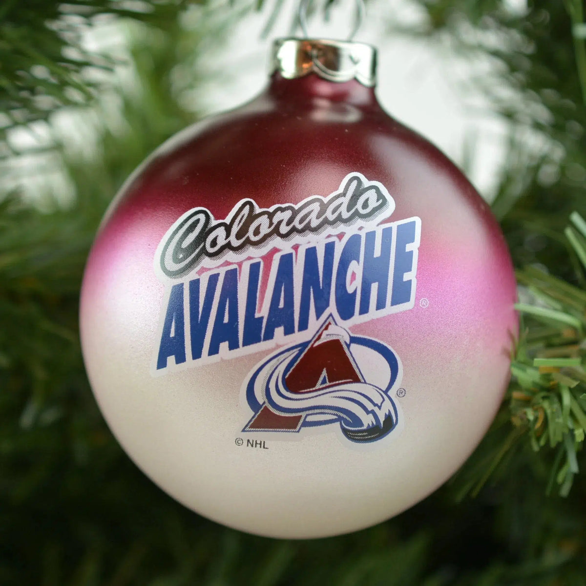 Colorado Avalanche NHL Sport Collectors Series Glass Holiday Christmas Ornament by Topperscot