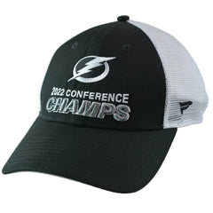 Tampa Bay Lightning NHL Stanley Cup Conference Champs Mesh Back 2 tone Trucker Hockey Hat