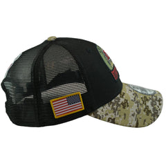 Tampa Bay Buccaneers New Era 940 Salute To Service Black & Camo Mesh Back Adjustable Men's Snapback Hat