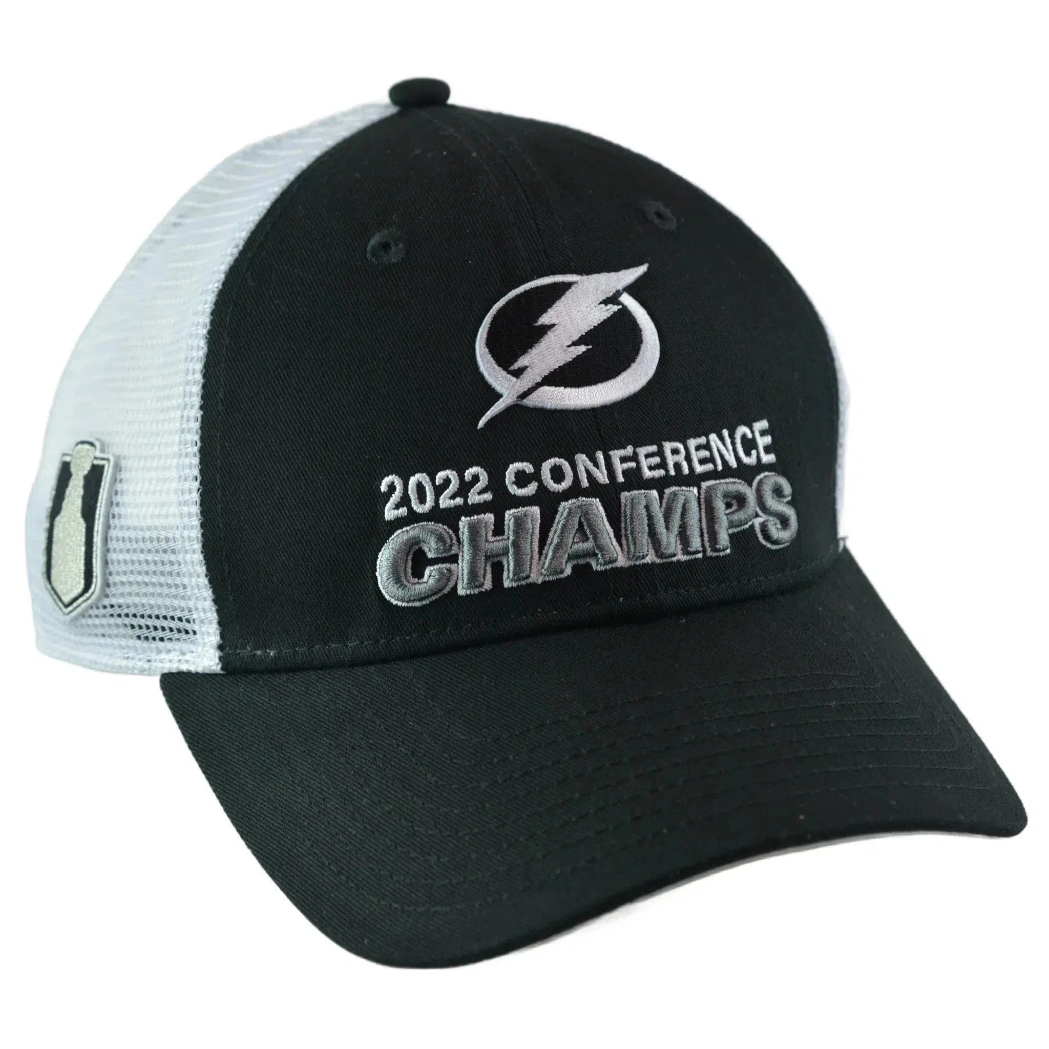 Tampa Bay Lightning NHL Stanley Cup Conference Champs Mesh Back 2 tone Trucker Hockey Hat