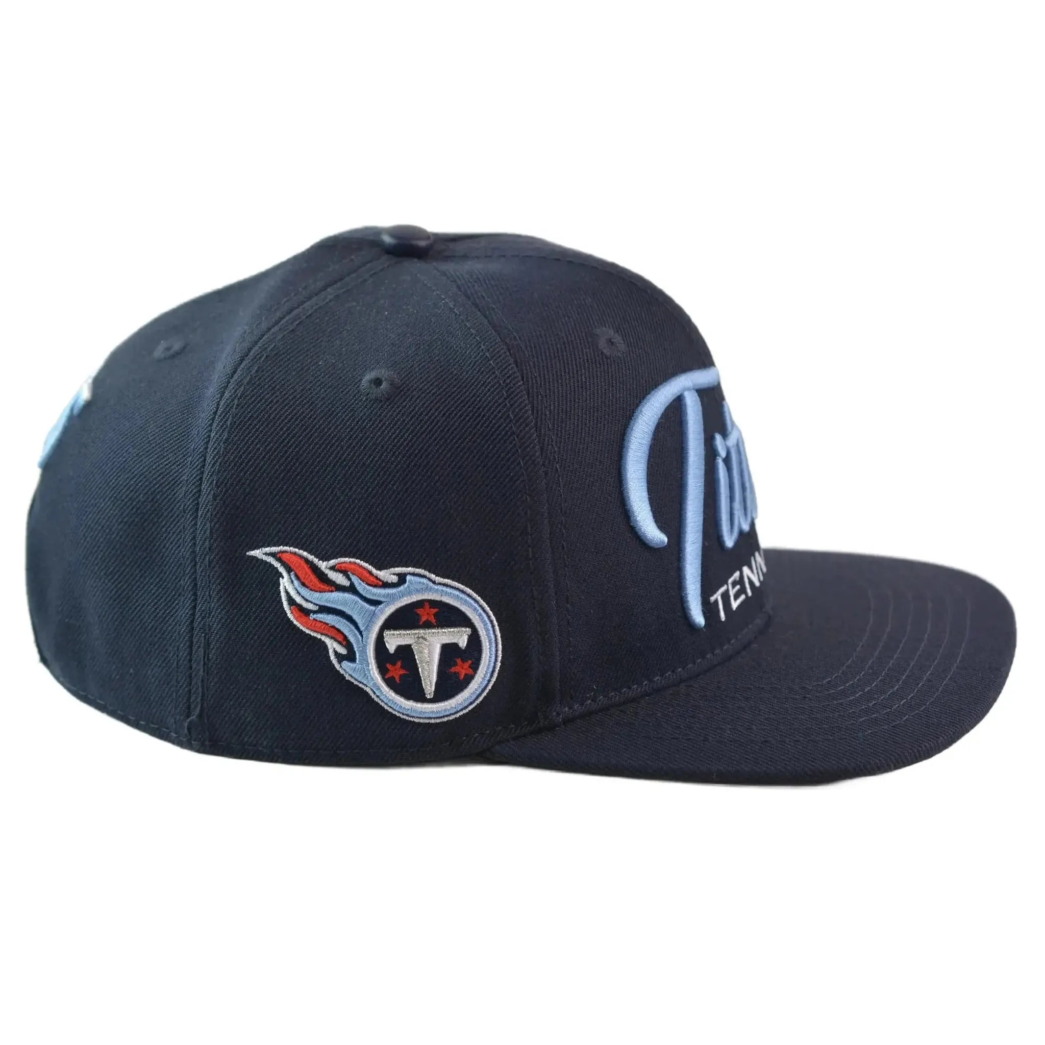 Tennessee Titans Pro Standard Script Logo NFL Snapback Hat