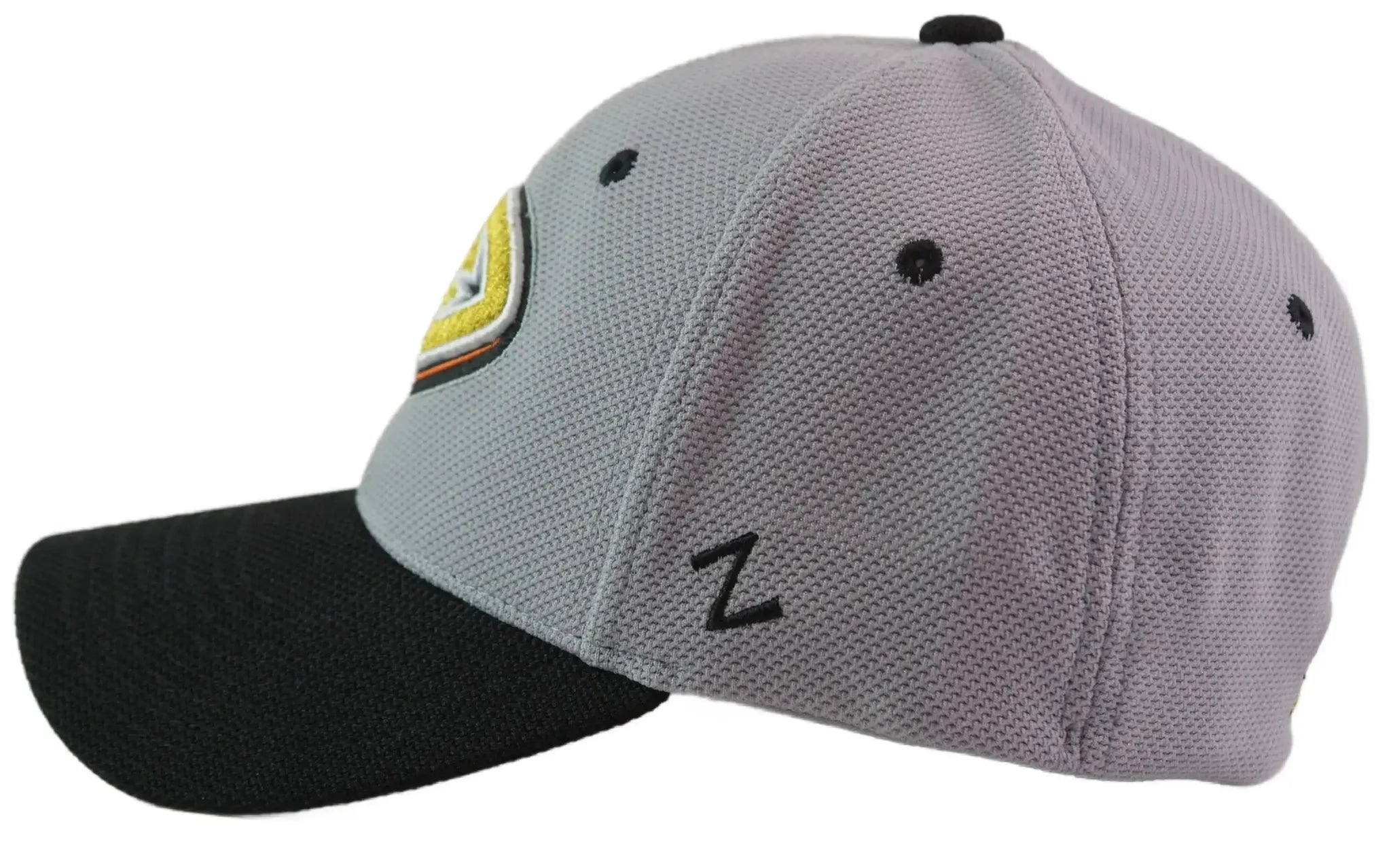 Anaheim Ducks Zephyr Gray & Black 2 Tone NHL Flex Fit Hat M/L