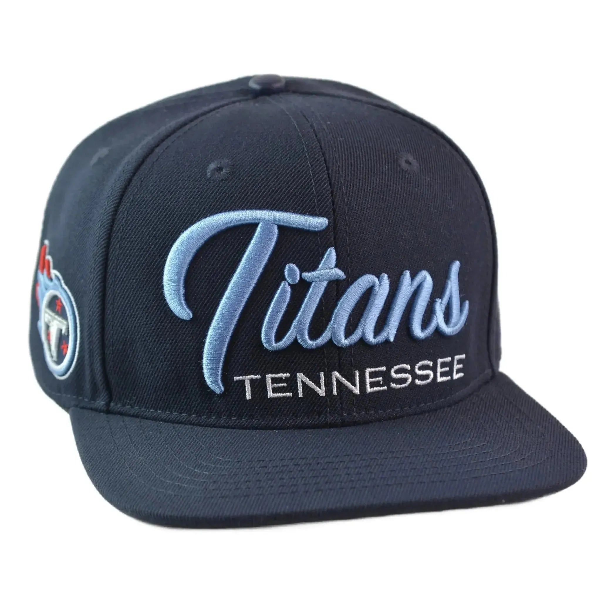 Tennessee Titans Pro Standard Script Logo NFL Snapback Hat