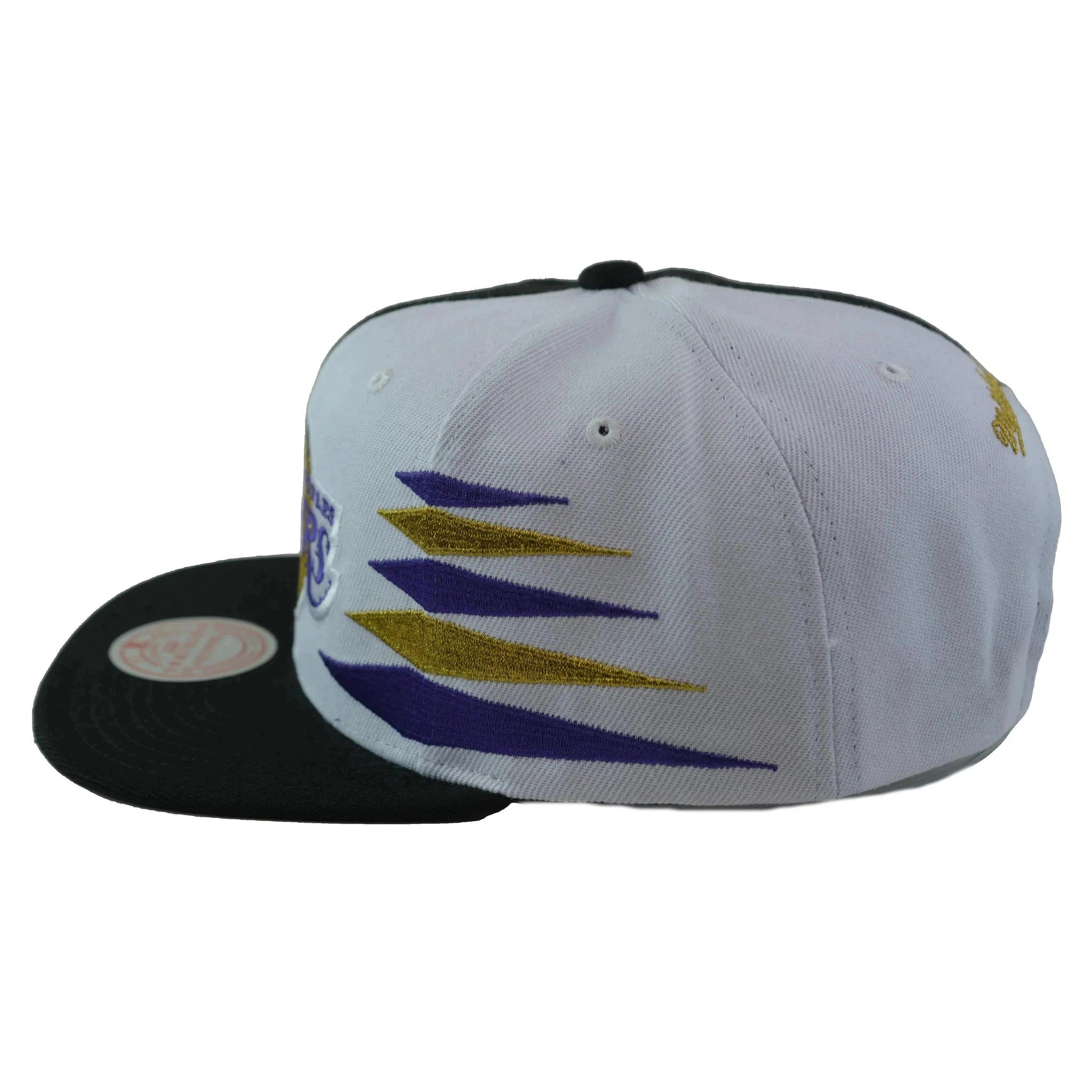 Los Angeles Lakers NBA Diamond Cut 2 Tone Men's Snapback Hat by Mitchell & Ness