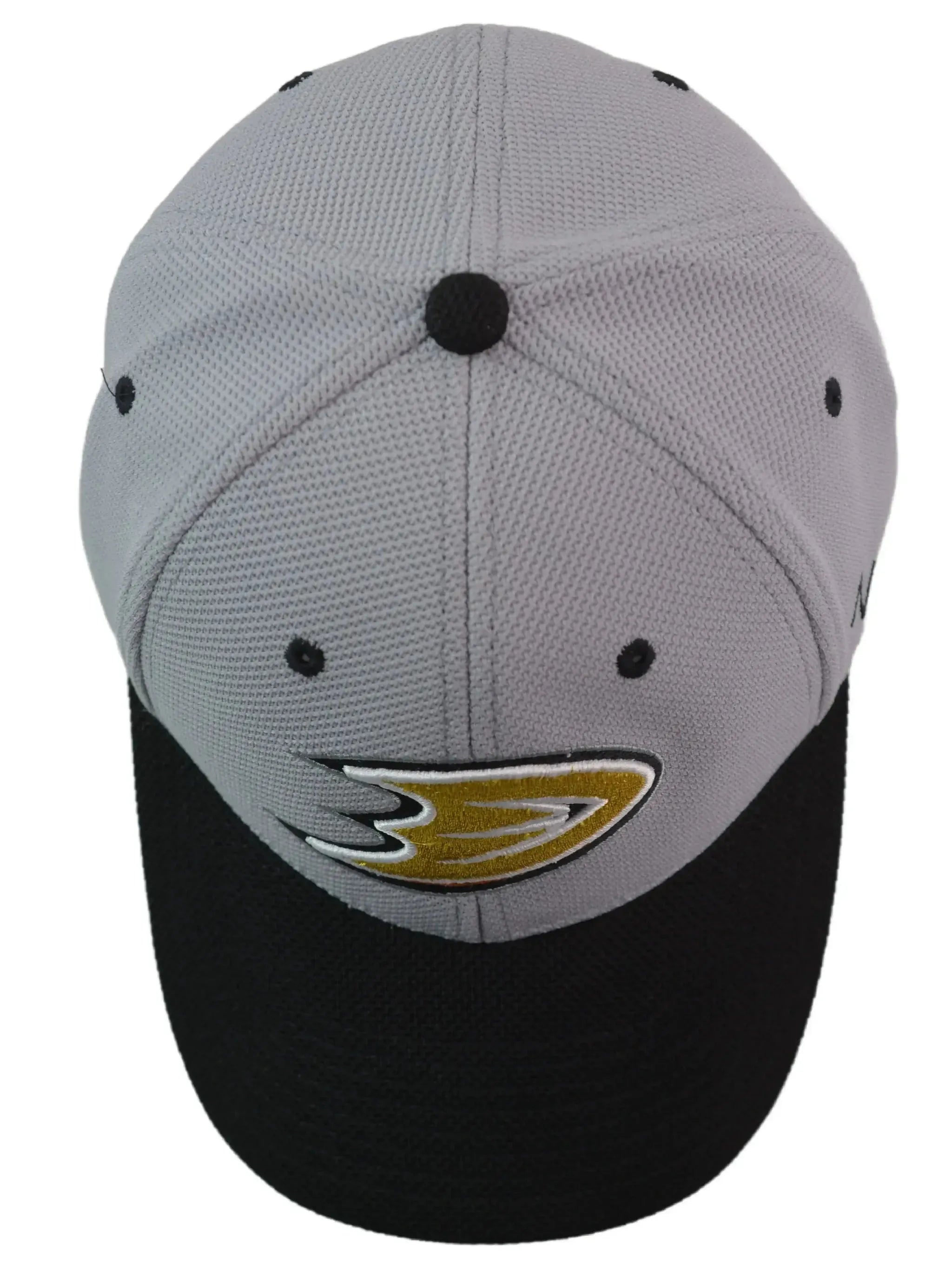 Anaheim Ducks Zephyr Gray & Black 2 Tone NHL Flex Fit Hat M/L