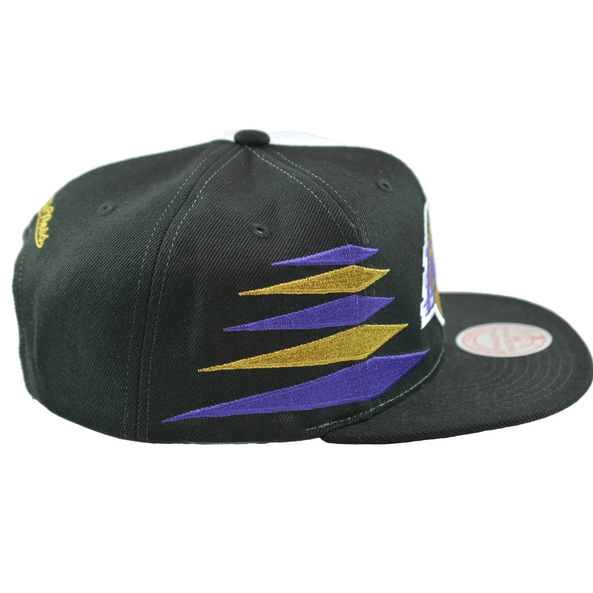 Los Angeles Lakers NBA Diamond Cut 2 Tone Men's Snapback Hat by Mitchell & Ness