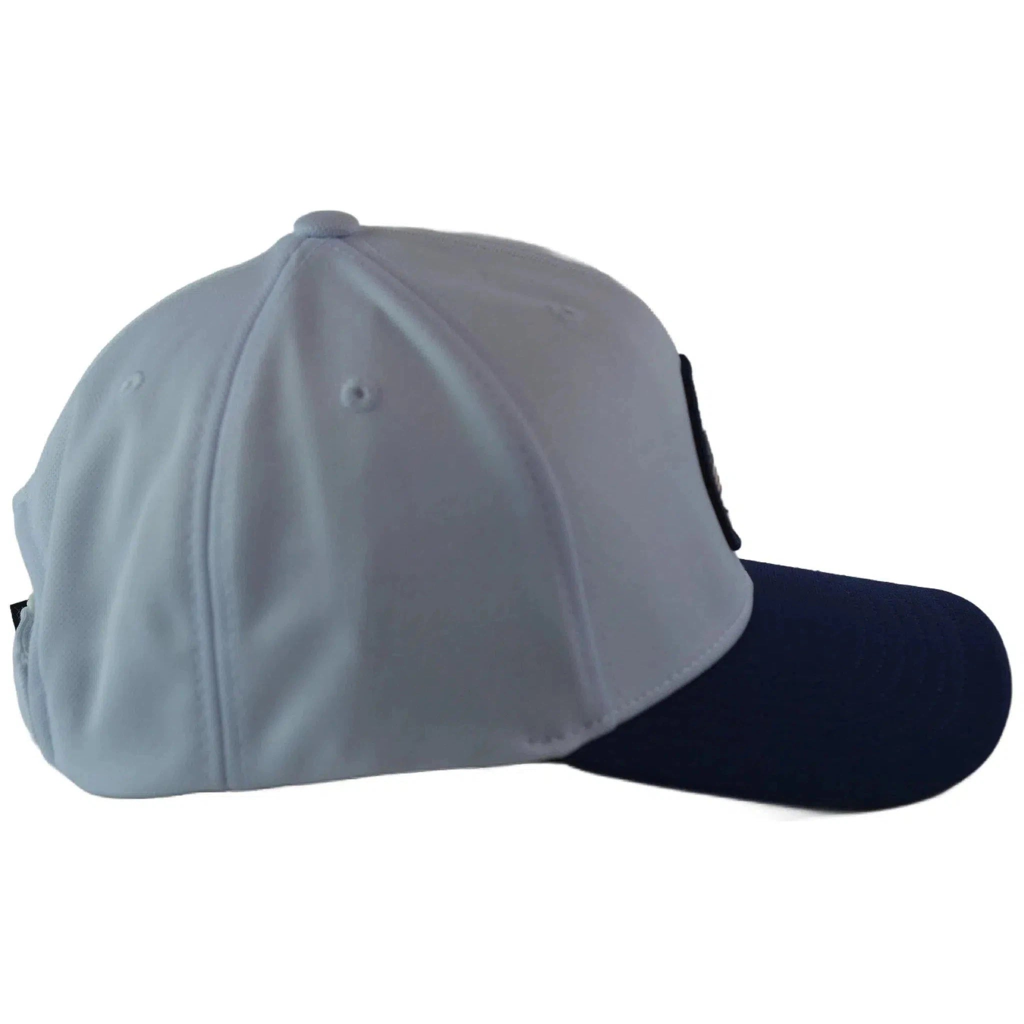 PGA Tour Pro Series Circle Logo Lightweight White & Blue Adjustable Golf Hat