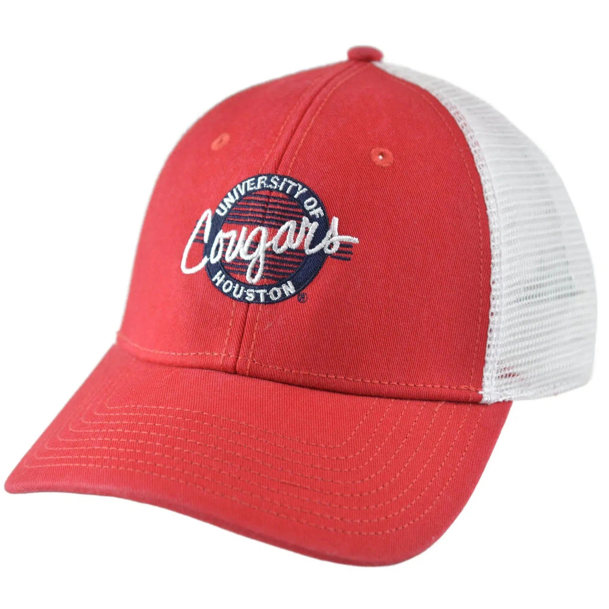 Houston Cougars NCAA Script Circle Logo Mesh Back Team Hat by The Game