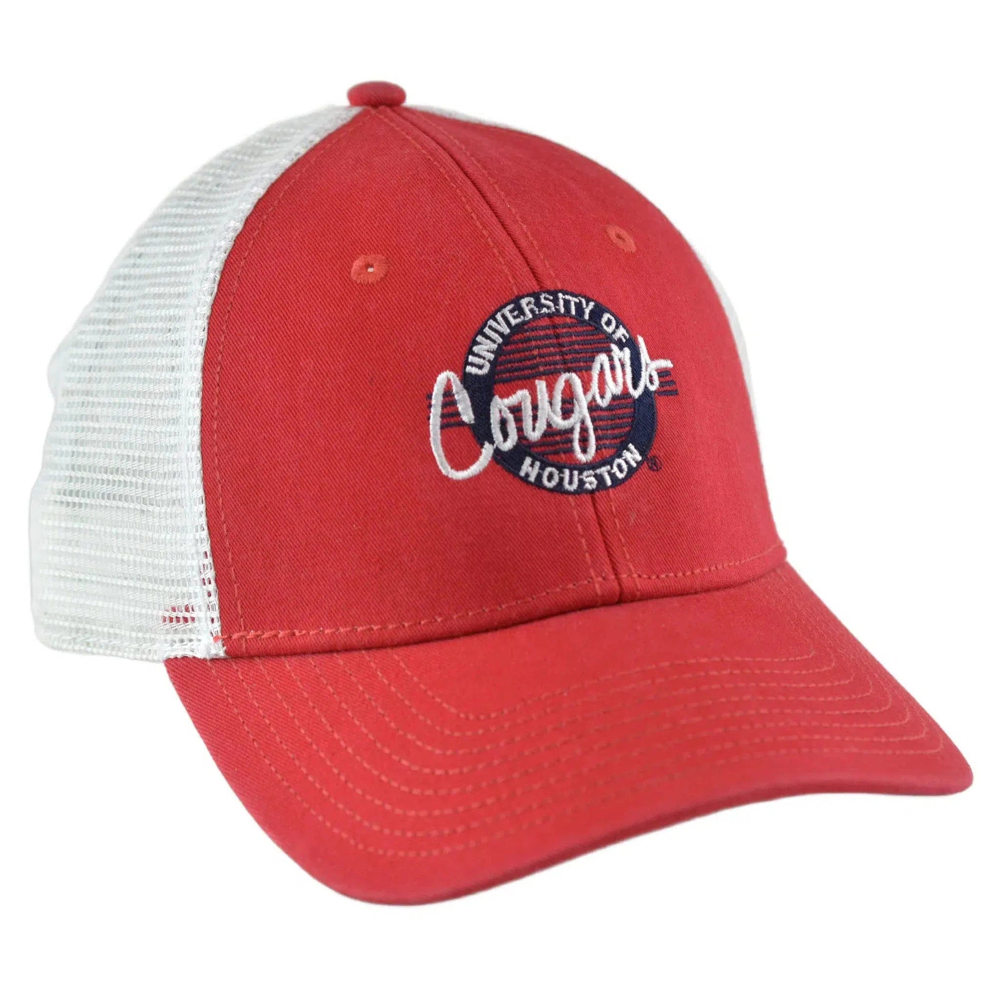 Houston Cougars NCAA Script Circle Logo Mesh Back Team Hat by The Game