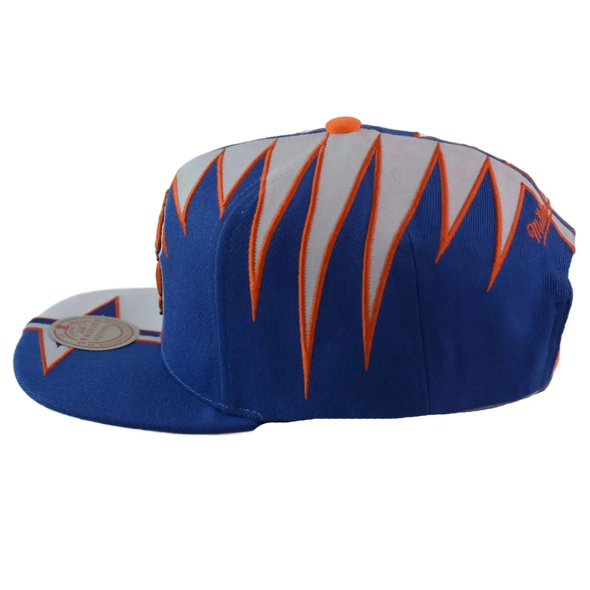 New York Knicks NBA Shockwave Men's Snapback Hat by Mitchell & Ness