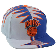 New York Knicks NBA Shockwave Men's Snapback Hat by Mitchell & Ness