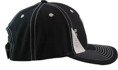 Los Angeles Kings Reebok Contrast Stitch Black Adjustable NHL Hat