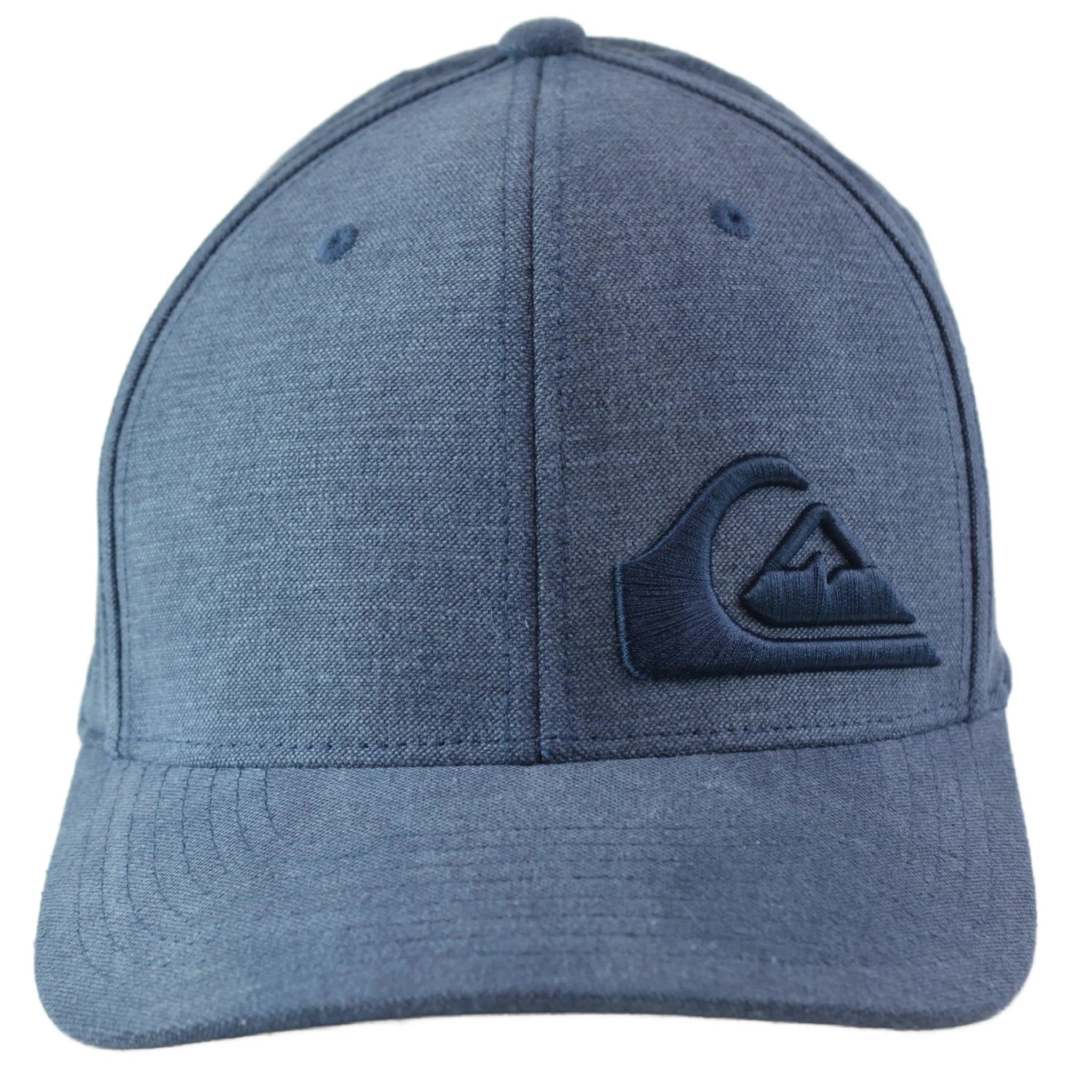 Quiksilver Surf Style Final Wave Logo Blue Flex FIt Hat