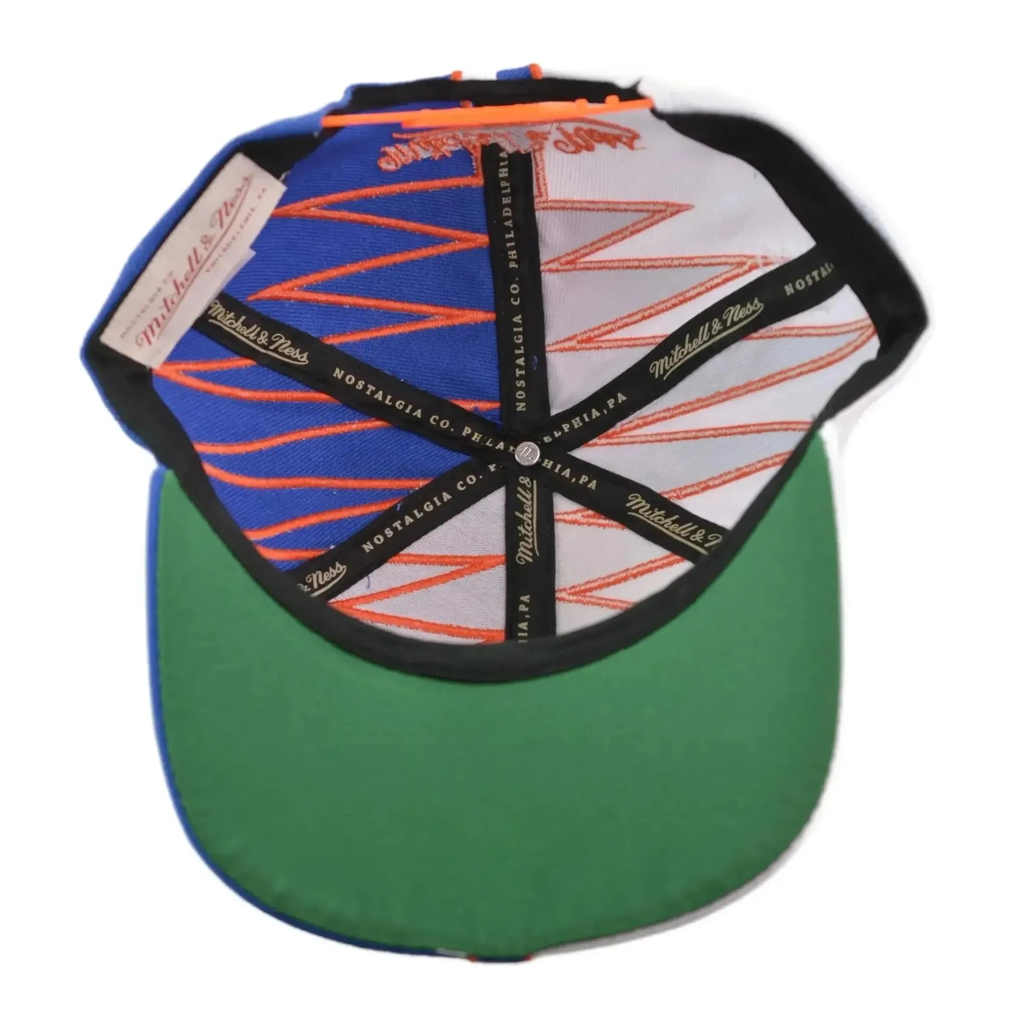 New York Knicks NBA Shockwave Men's Snapback Hat by Mitchell & Ness