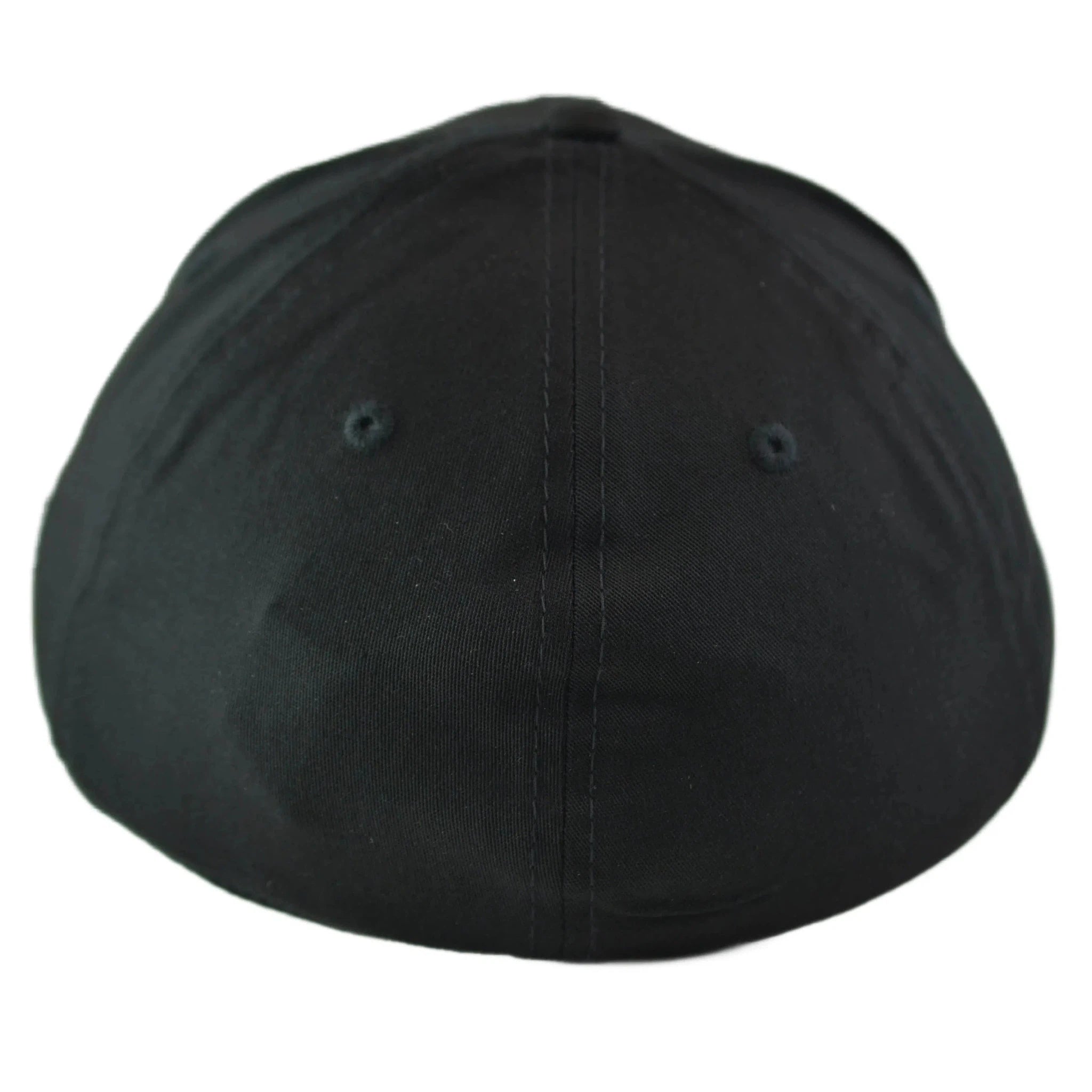 Quiksilver Mountain & Wave White Logo Flex FIt Black Hat