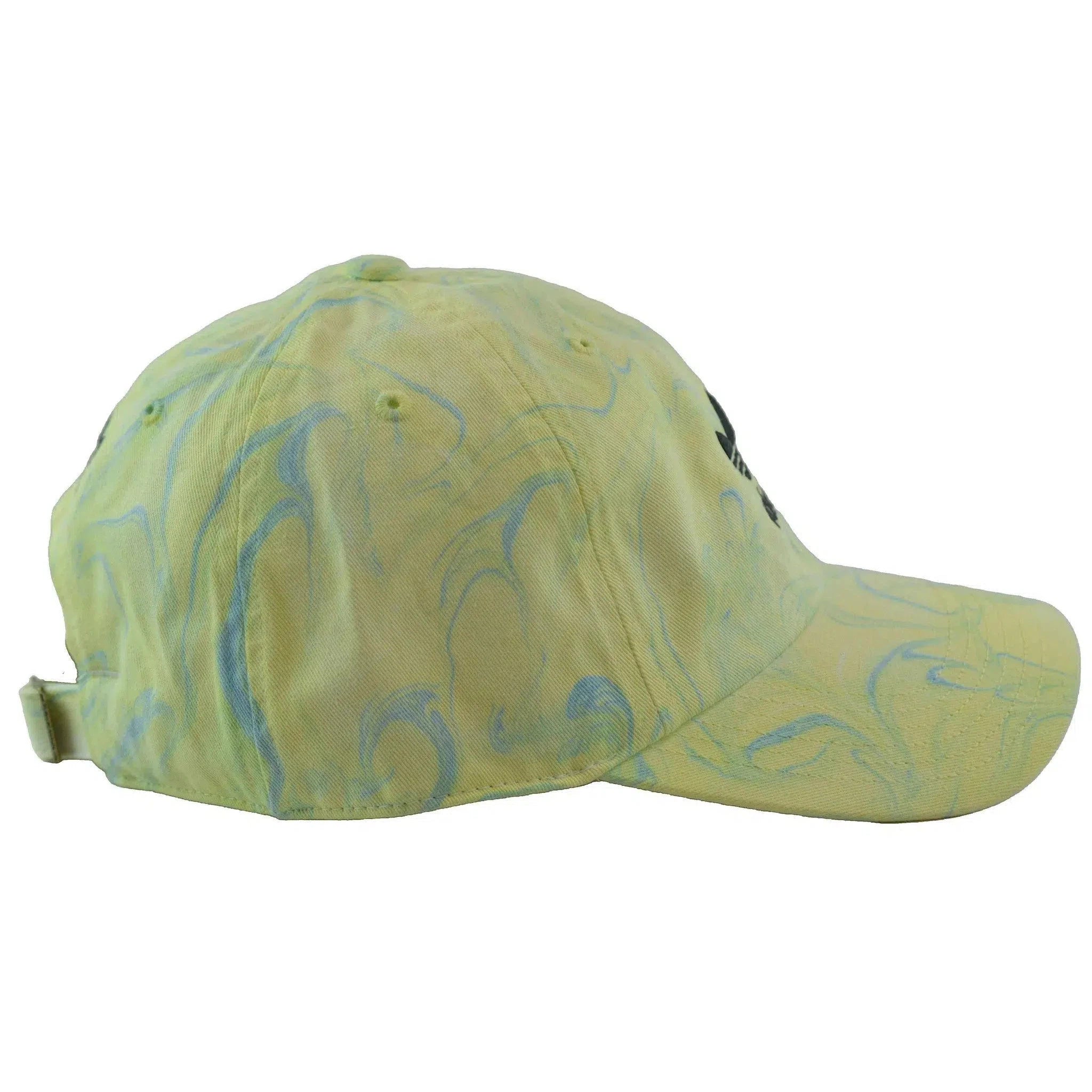 Adidas Relaxed Fit Marble Wash Ambient Sky Trefoil Logo Adjustable Hat, Cap