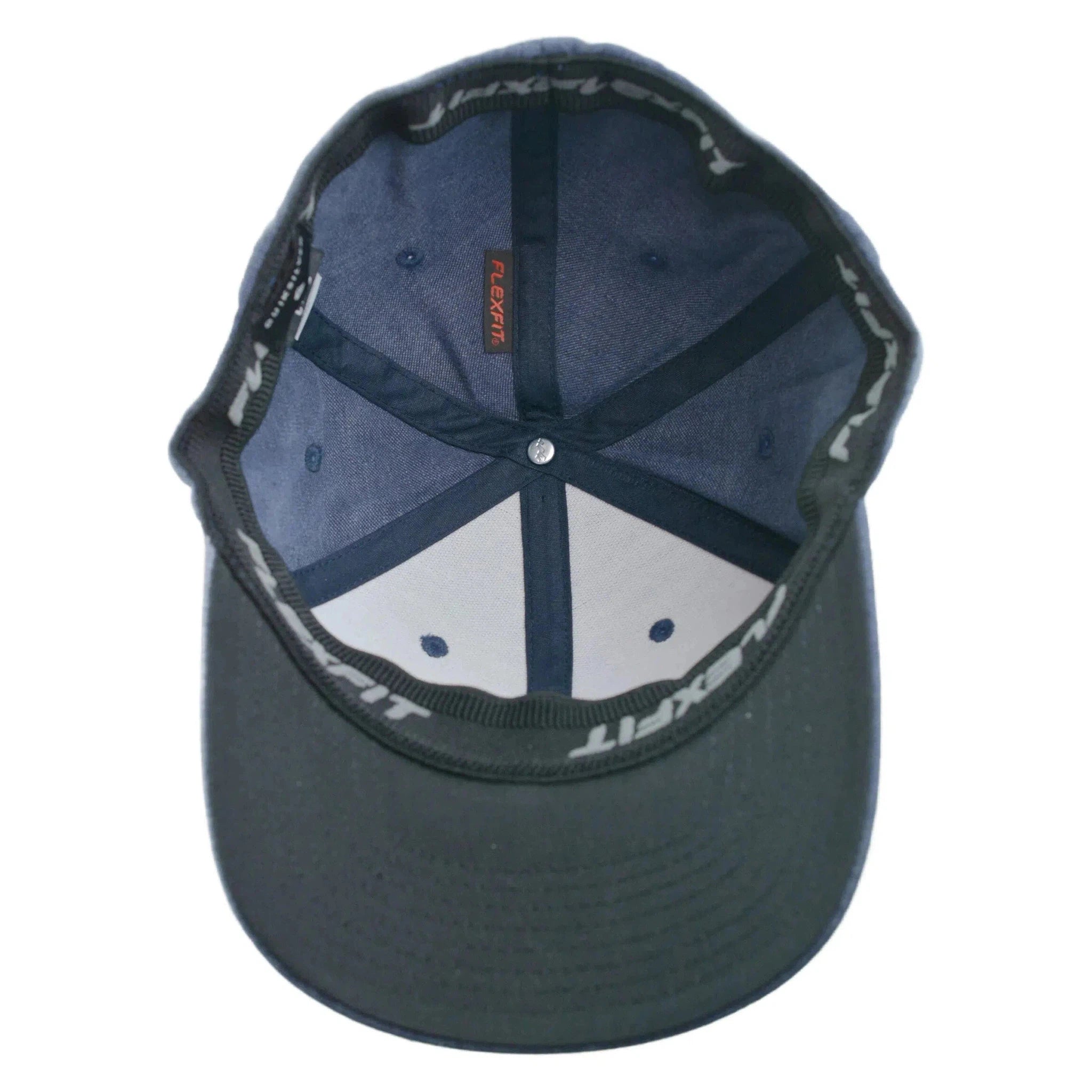 Quiksilver Surf Style Final Wave Logo Blue Flex FIt Hat