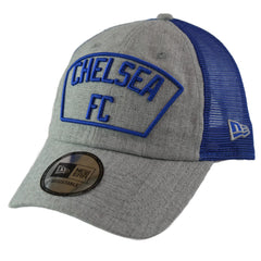 Chelsea FC Soccer Euro Premier League New Era Blue & Gray Trucker Hat