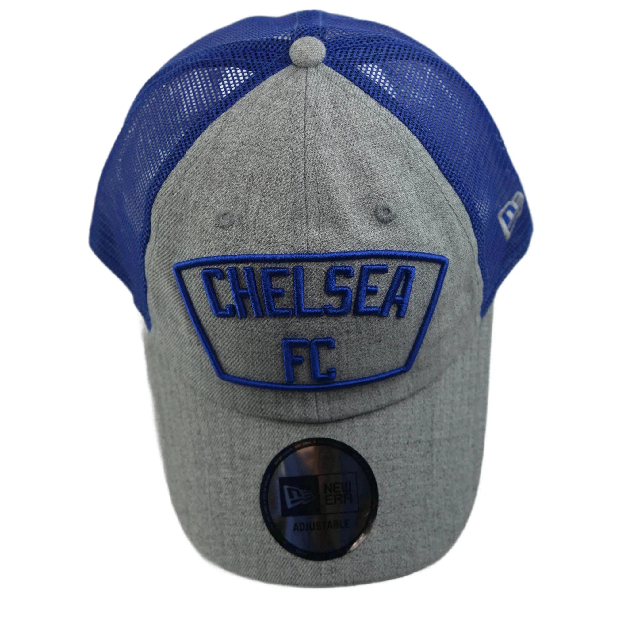 Chelsea FC Soccer Euro Premier League New Era Blue & Gray Trucker Hat