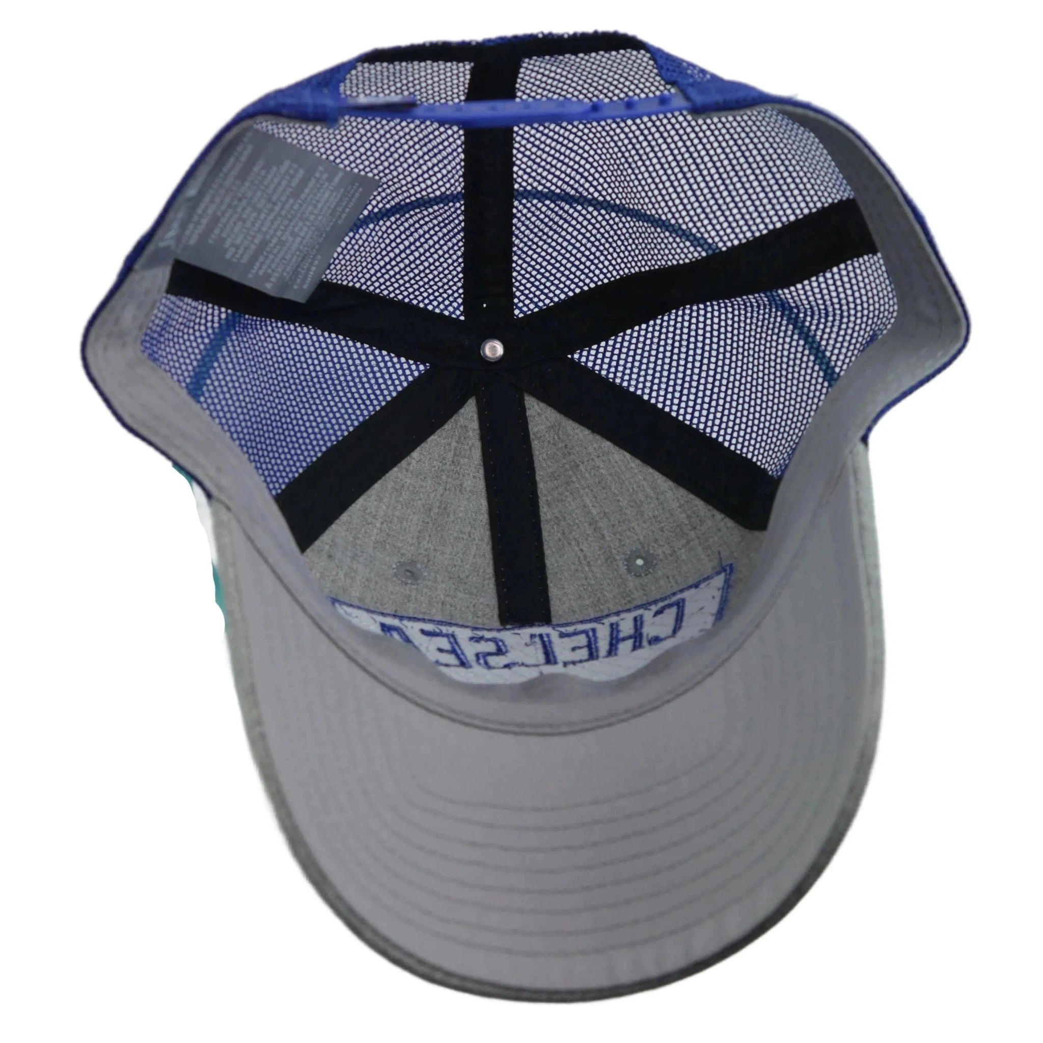 Chelsea FC Soccer Euro Premier League New Era Blue & Gray Trucker Hat