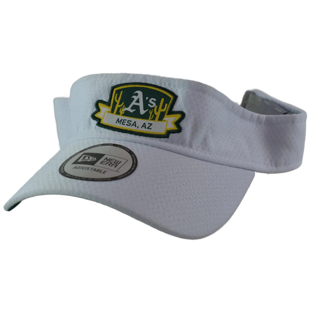 Oakland A's "Athletics" MLB Spring Training, Mesa AZ, White Adjustable Sun Visor