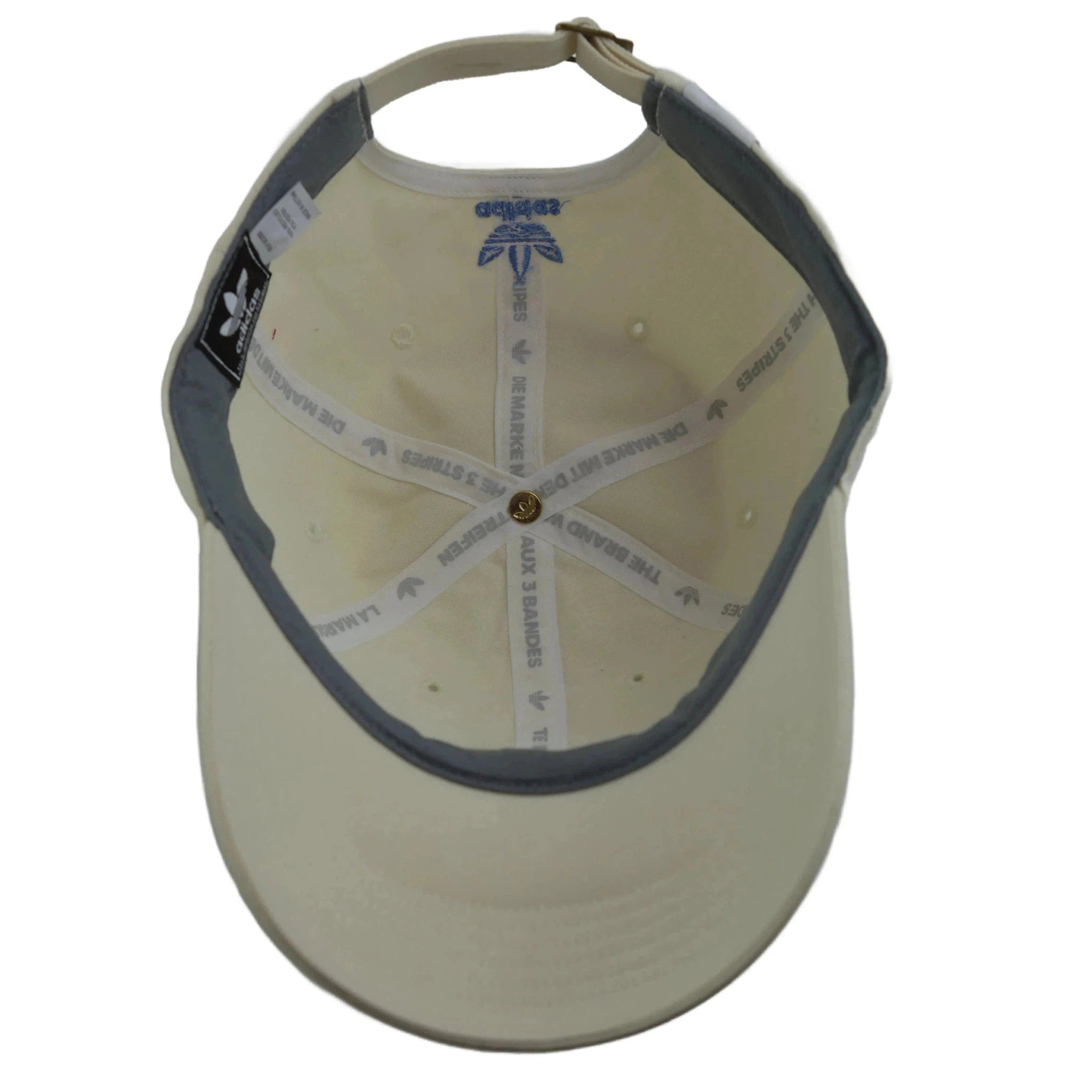 Adidas Originals Love Unites Trefoil Logo Cream Colored Cap Adjustable Hat