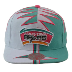 San Antonio Spurs NBA Shockwave Men's Snapback Hat by Mitchell & Ness