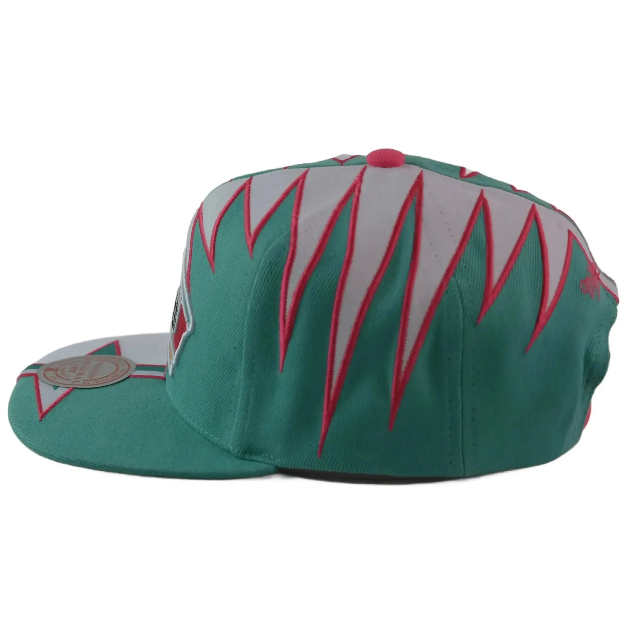 San Antonio Spurs NBA Shockwave Men's Snapback Hat by Mitchell & Ness